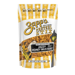 Utz Jazzy Honey Mustard Pretzel Stix Pouch, 5 Ounce, 8 Per Case