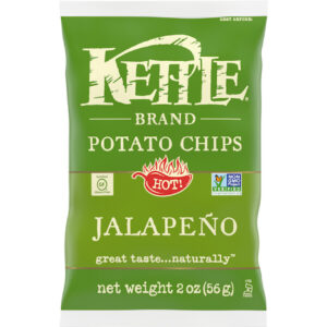 Kettle Foods Potato Chip Jalapeno, 2 Ounces, 24 Per Case