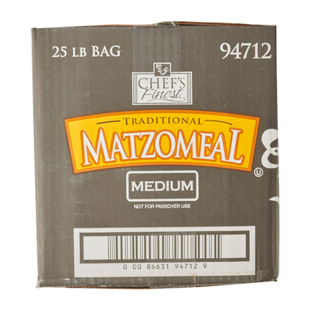 Chef s Finest Medium Matzoh Meal, 25 Pound
