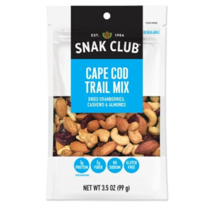 Snak Club Cape Cod Trail Mix 3.5 Ounce 6 Per Case