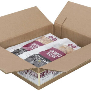 Snak Club Century Snacks Salted Cashews, 2.5 Ounces, 6 Per Case