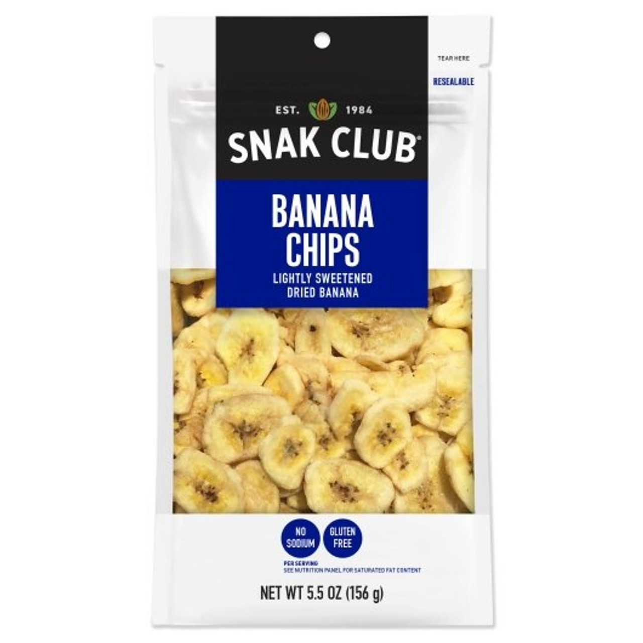 Snak Club Banana Chips, 5.5 Ounce, 6 Per Case