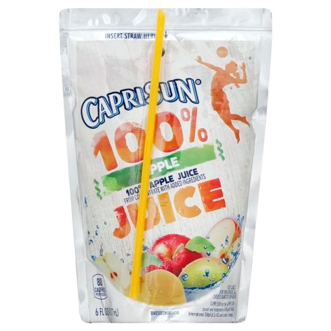 Capri Sun 100% Apple Juice, 6 Fluid Ounce, 40 Per Case