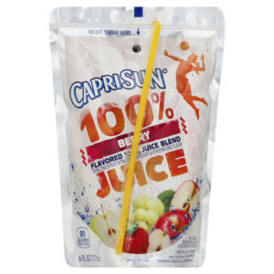 Capri Sun 100% Berry Juice, 6 Fluid Ounce, 40 Per Case