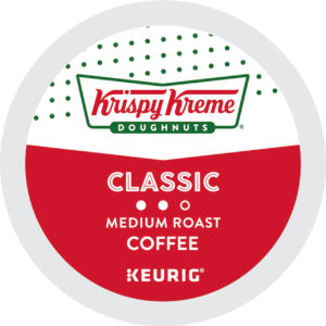 Krispy Kreme Doughnuts Classic Medium Roast Coffee K-Cup Pod, 24 Count, 4 Per Case