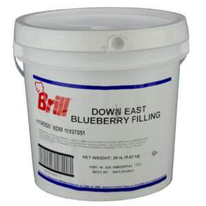 Brill Down East Blueberry Filling, 20 Pounds, 1 Per Case