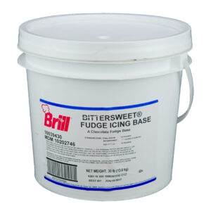 Brill Bittersweet Chocolate Fudge Icing, 30 Pounds, 1 Per Case