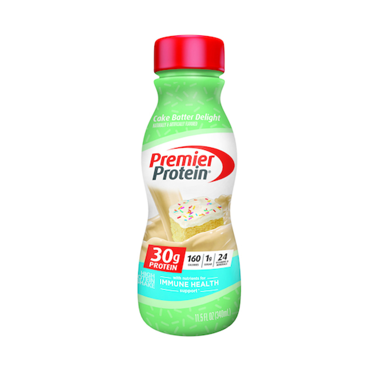 Premier Protein Cake Batter Delight Protein Shake, 11.5 Fluid Ounce, 12 Per Case