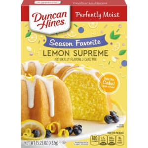Duncan Hines Signature Lemon Supreme, 15.25 Ounces, 12 per case