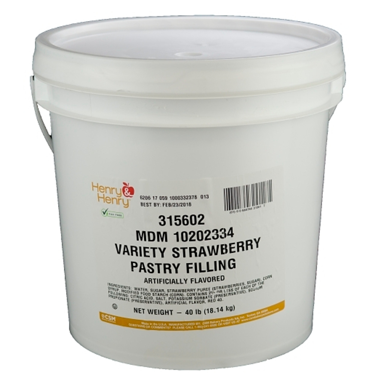 Henry And Henry Filling Strawberry, 40 Pounds