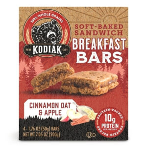 Kodiak Cakes Breakfast Bar Cinnamon Oat & Apple, 7.05 Ounce, 12 Per Case
