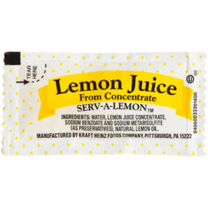 Portion Pac Lemon Juice, 4 Gram, 200 Per Case