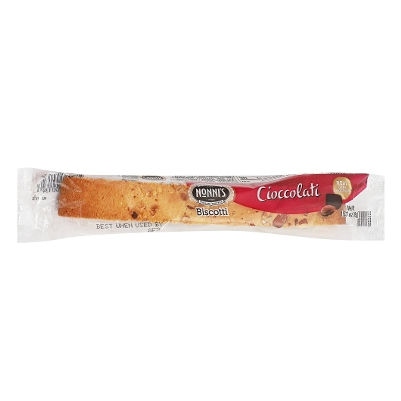 Nonni s Cioccolati Biscotti, 1.33 Ounce, 150 Per Case