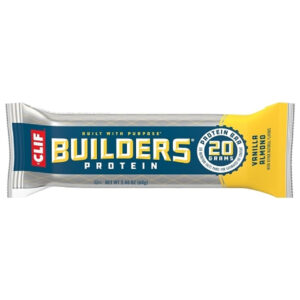 Clif Builders Protein Bar Vanilla Almond, 2.4 Ounce, 12 Per Box, 12 Per Case