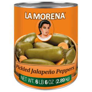 La Morena Pickled Whole Jalapeno, 108 Fluid Ounces, 6 Per Case