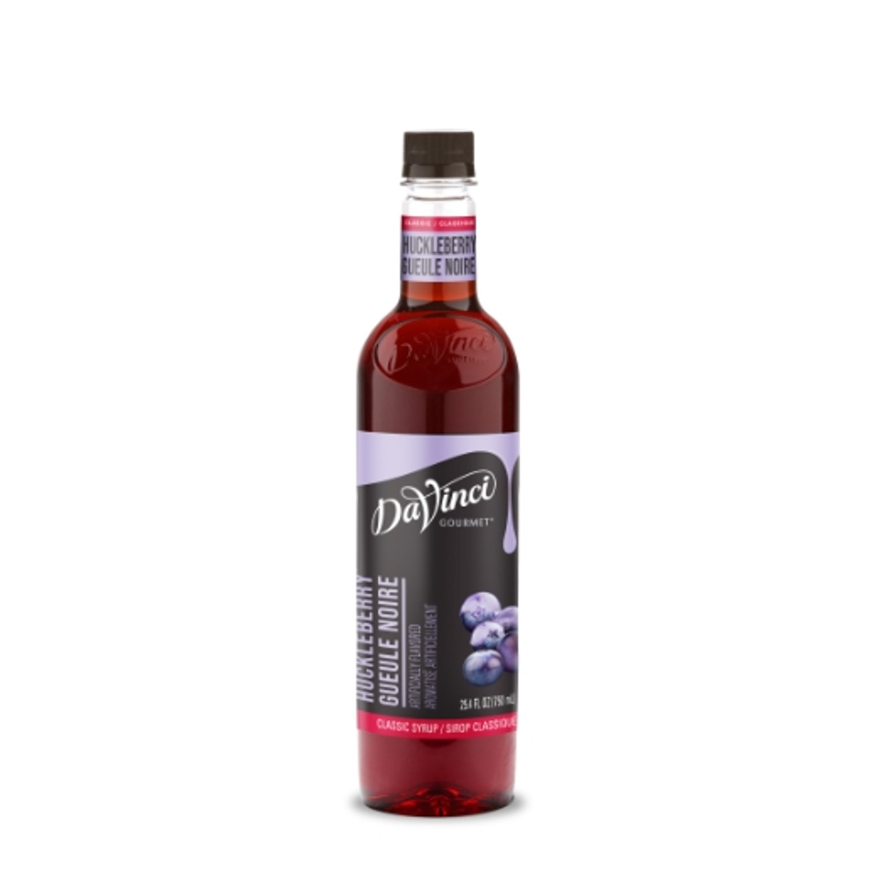 Davinci Gourmet Huckleberry Syrup, 750 Milliliter, 4 Per Case