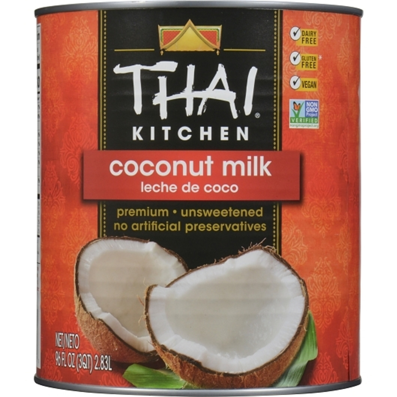 Thai Kitchen Unsweetened Coconut Milk, 96 Fluid Ounce, 6 Per Case