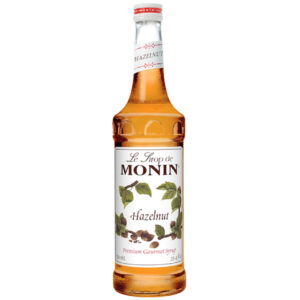 Monin Hazelnut Flavor Syrup, 750 ml, 12 Per Case