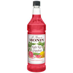 Monin Ruby Red Grapefruit Syrup, 1 Liter, 4 Per Case
