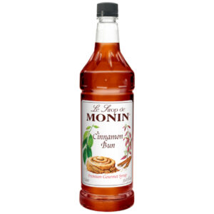 Monin Cinnamon Bun Syrup, 1 Liter, 4 Per Case