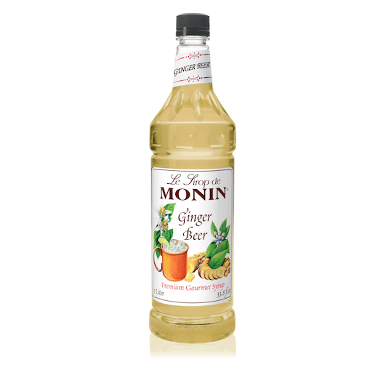 Monin Ginger Beer Syrup, 1 Liter, 4 Per Case
