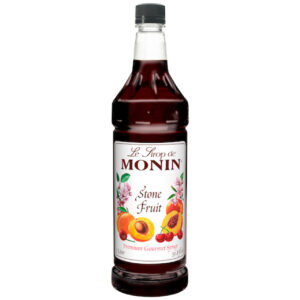 Monin Stone Fruit Syrup, 1 Liter, 4 Per Case