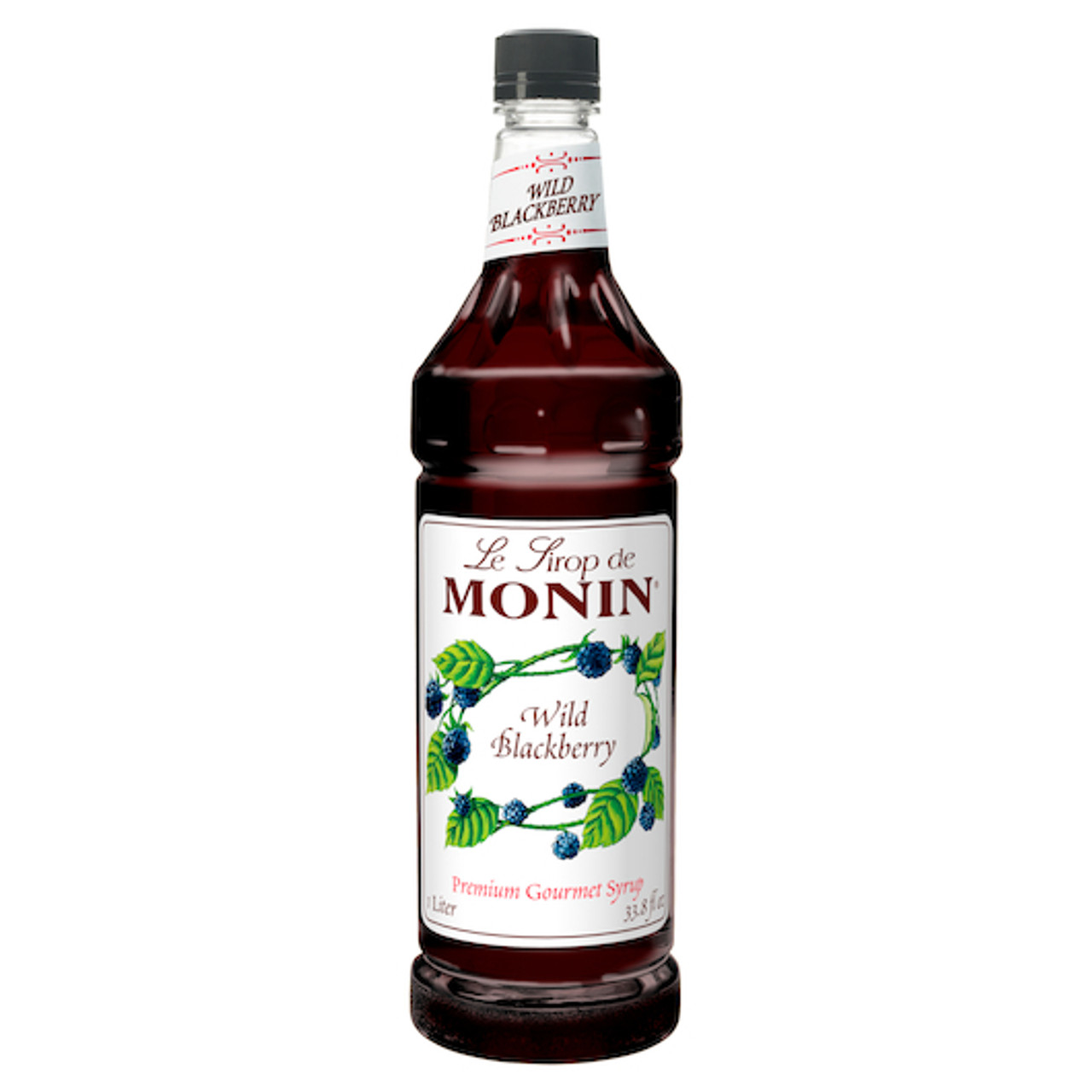 Monin Wild Blackberry Premium Flavoring Syrup 1 Liter, 4 Per Case