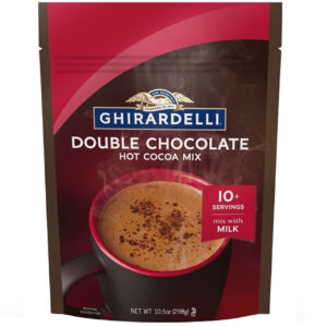 Ghirardelli Double Chocolate Hot Chocolate Pouch, 0.67 Pound, 6 Per Case