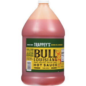 Trappey Original Louisiana Hot Sauce Bulk, 1 Gallon, 4 Per Case