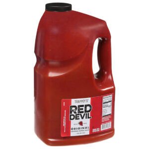 Trappeys Red Devil Original Cayenne Pepper Sauce, 1 Gallon, 4 Per Case