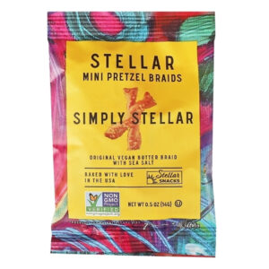 Stellar Snacks Original Vegan Butter Braid With Sea Salt, 14 Gram, 75 Per Case
