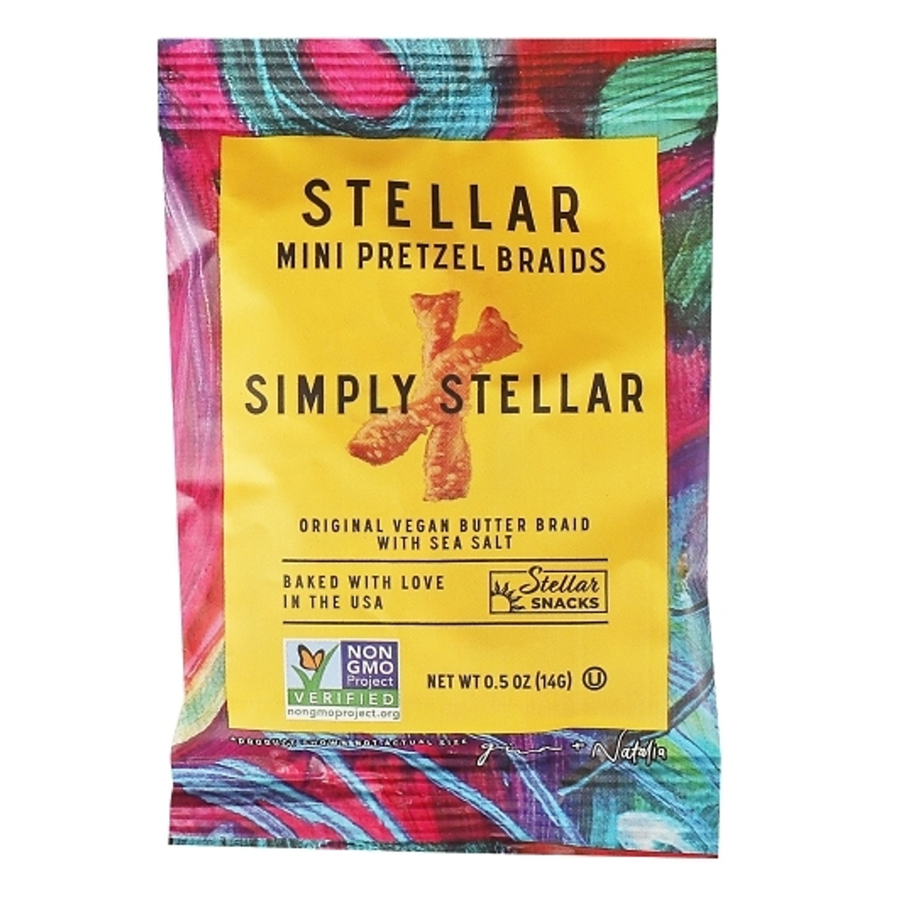 Stellar Snacks Original Vegan Butter Braid With Sea Salt, 14 Gram, 75 Per Case