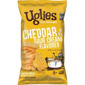 Uglies Cheddar & Sour Cream Kettle Chips, 2 Ounce, 24 Per Case