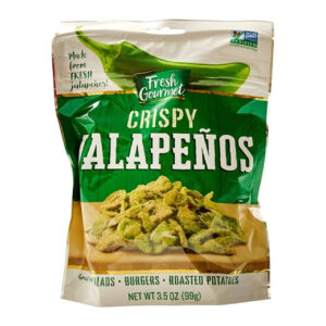 Fresh Gourmet Lightly Salted Crispy Jalapeno, 3.5 Ounce, 12 per case