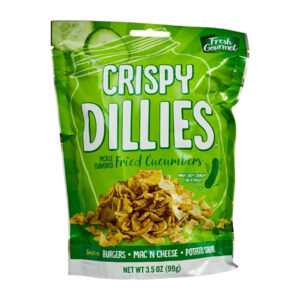 Fresh Gourmet Crispy Dilly Fried Cucumbers, 3.5 Ounce, 12 Per Case