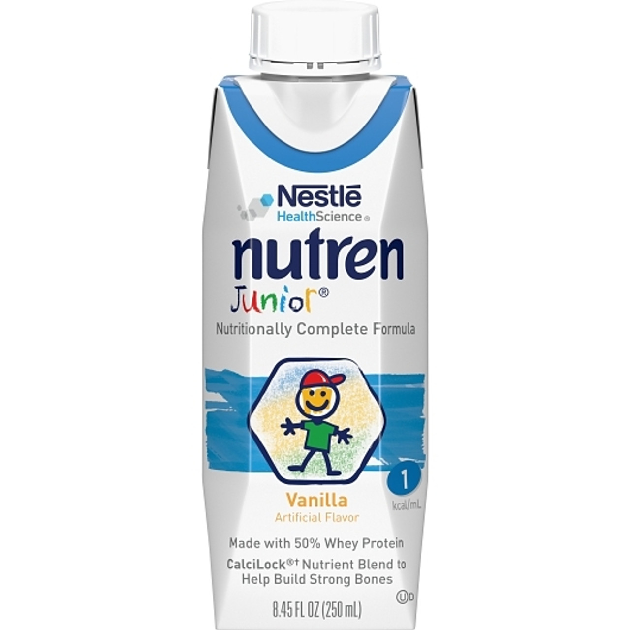 Nutren Junior Pediatric CalciLock Formula 1 Vanilla, 8.45 Ounce, 24 Per Case