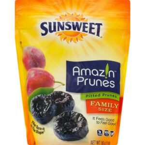 Sunsweet Grower Pitted Prune, 16 Ounce, 12 Per Case