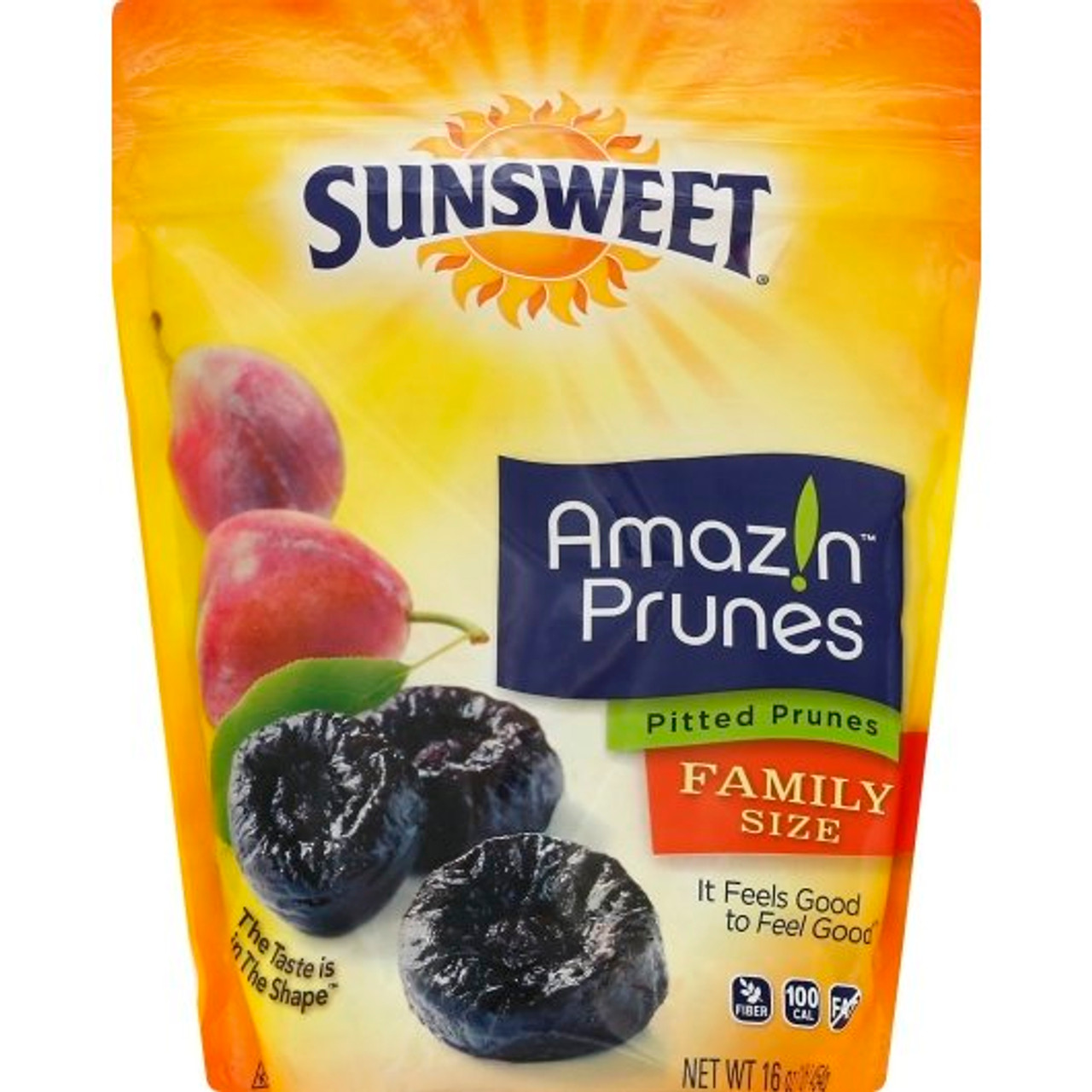 Sunsweet Grower Pitted Prune, 16 Ounce, 12 Per Case