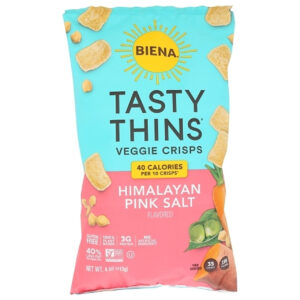 Biena Tasty Thins Himalayan Pink Salt, 4 Ounce, 12 Per Case
