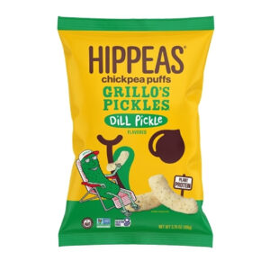 Hippeas Grillo's Dill Pickle Chickpea Puffs, 3.75 Ounce, 12 Per Case