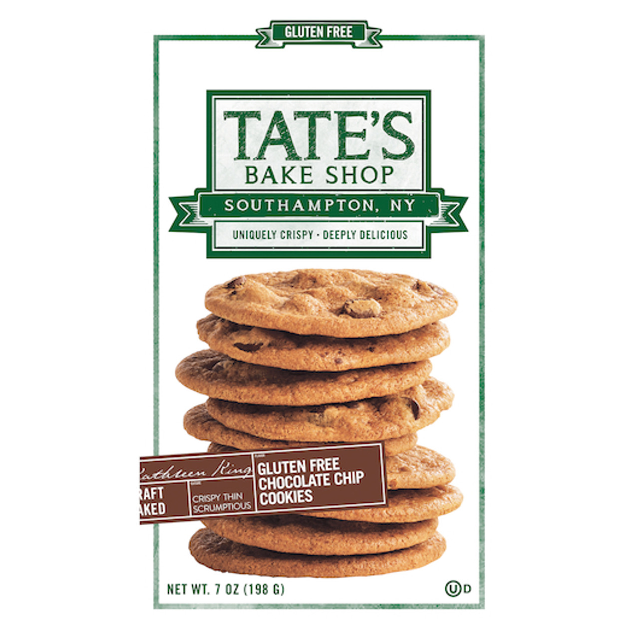 Tates Bake Shop Gluten-Free Chocolate Chip Cookies, 7 Ounce, 12 Per Case