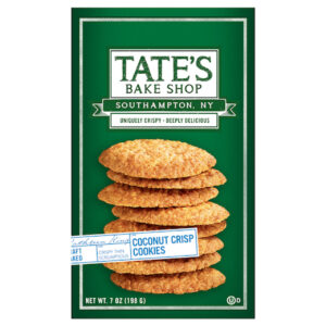 Tate s Bake Shop Coconut Crisp Cookies, 7 Ounces, 12 Per Case