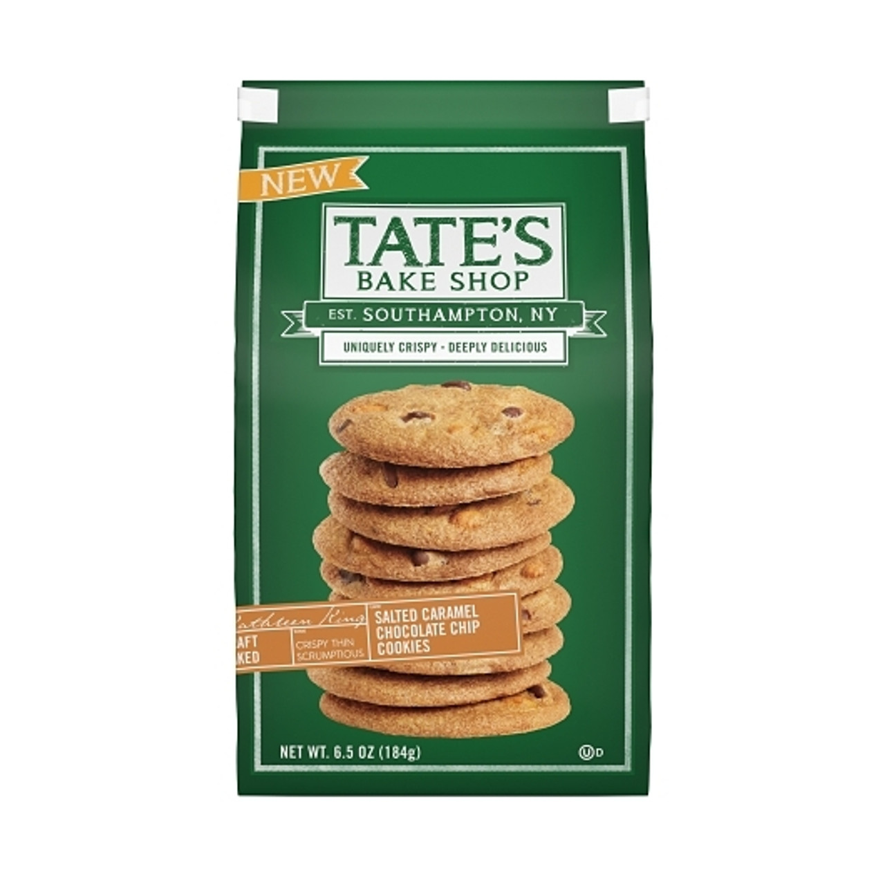 Tate s Bake Shop Salted Caramel Chocolate Chip Cookies, 6.5 Ounce, 12 Per Case