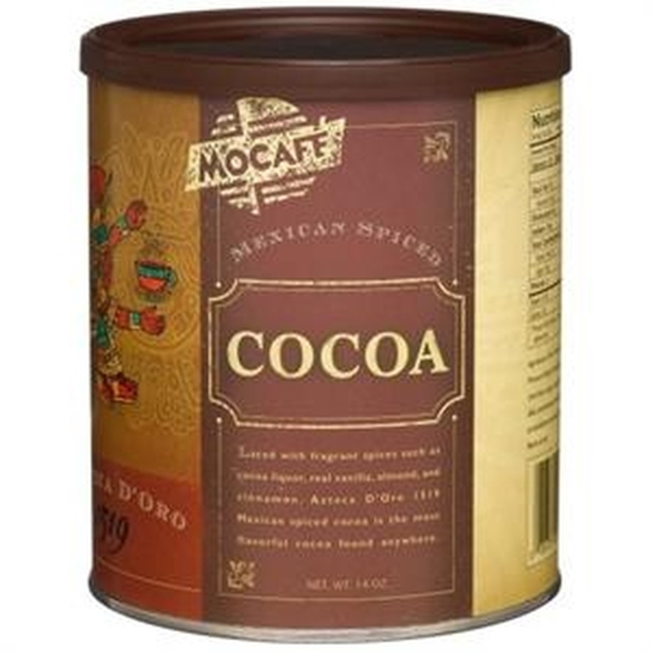 Mocafe Azteca Mexican Spiced Chocolate Cocoa, 3 Pound Cans, 4 Per Case