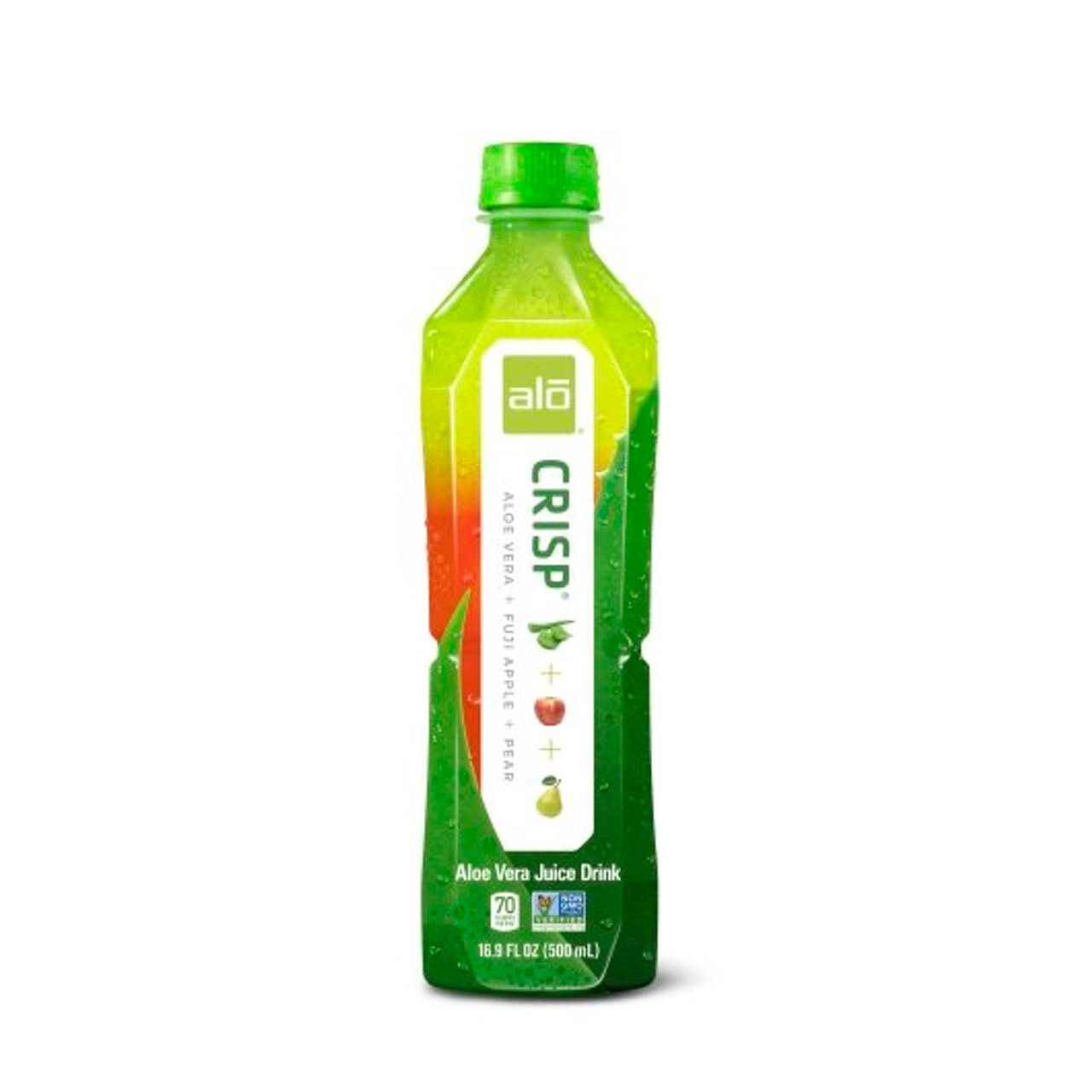 Alo Drink Crisp Aloe Apple Pear Juice, 16.9 Ounces, 12 Per Case