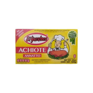 El Yucateco Achiote/Annatto Paste Block, 15 Ounces - 12 Per Case