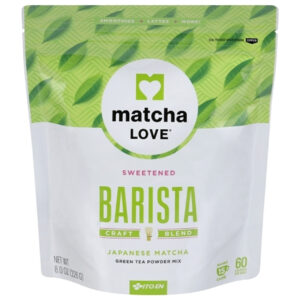 Matcha Love Matcha Green Tea Powder Mix, 8 Ounces, 6 Per Case
