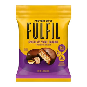 Fulfil Chocolate Peanut Caramel Protein Bites, 1.98 Ounce, 60 Per Case