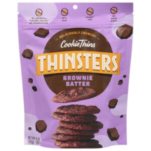 Thinsters Brownie Batter Cookie Thins, 4 Ounce, 12 Per Case