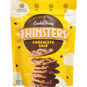 Thinsters Chocolate Chip Cookie Thins, 4 Ounce, 12 Per Case